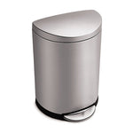 50L semi-round step trash can
